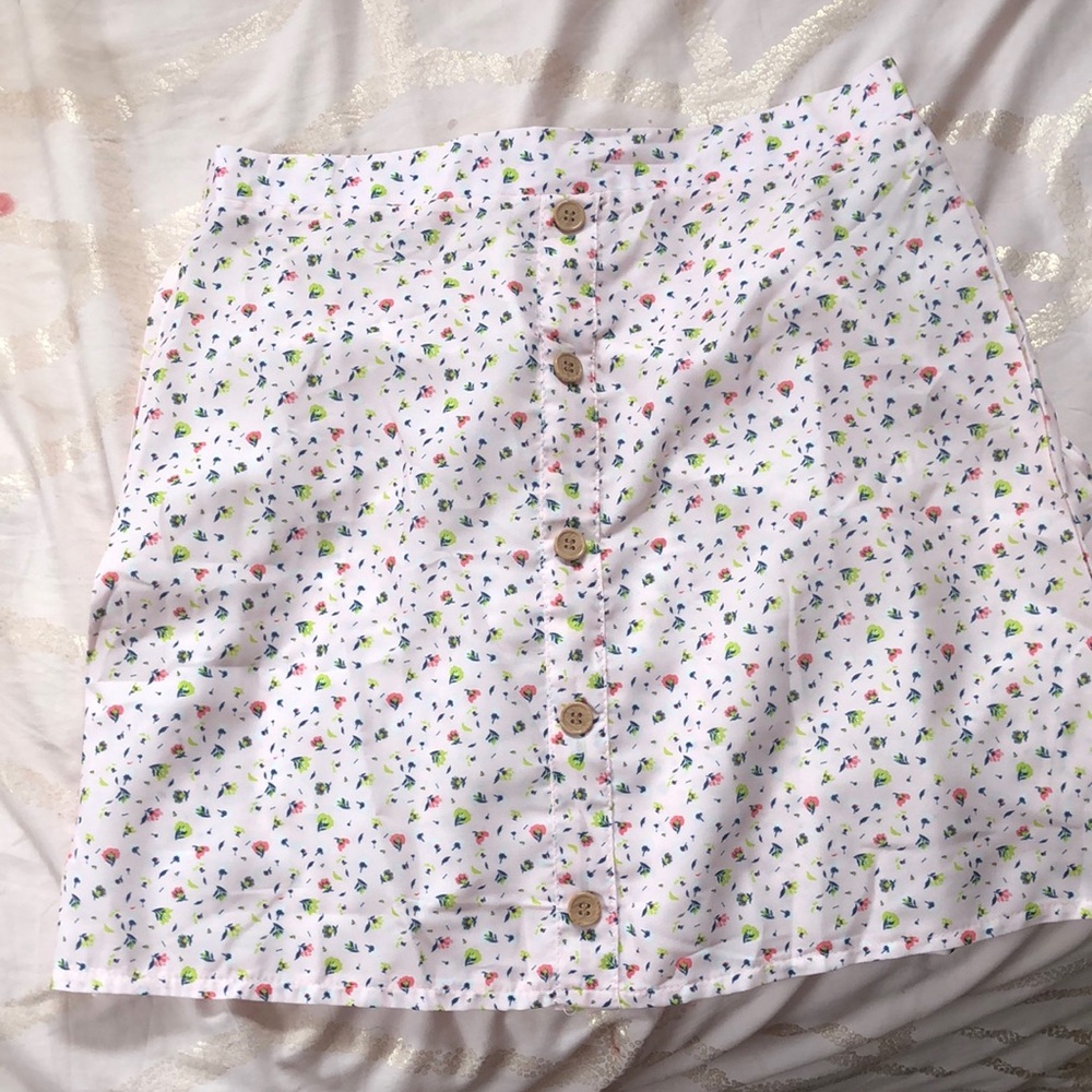 Floral coquette skirt <3